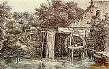 Famous Watermill Paintings - Watermill